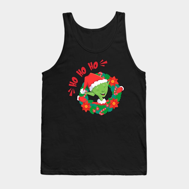 Alien X-mas Tank Top by Viki Gera